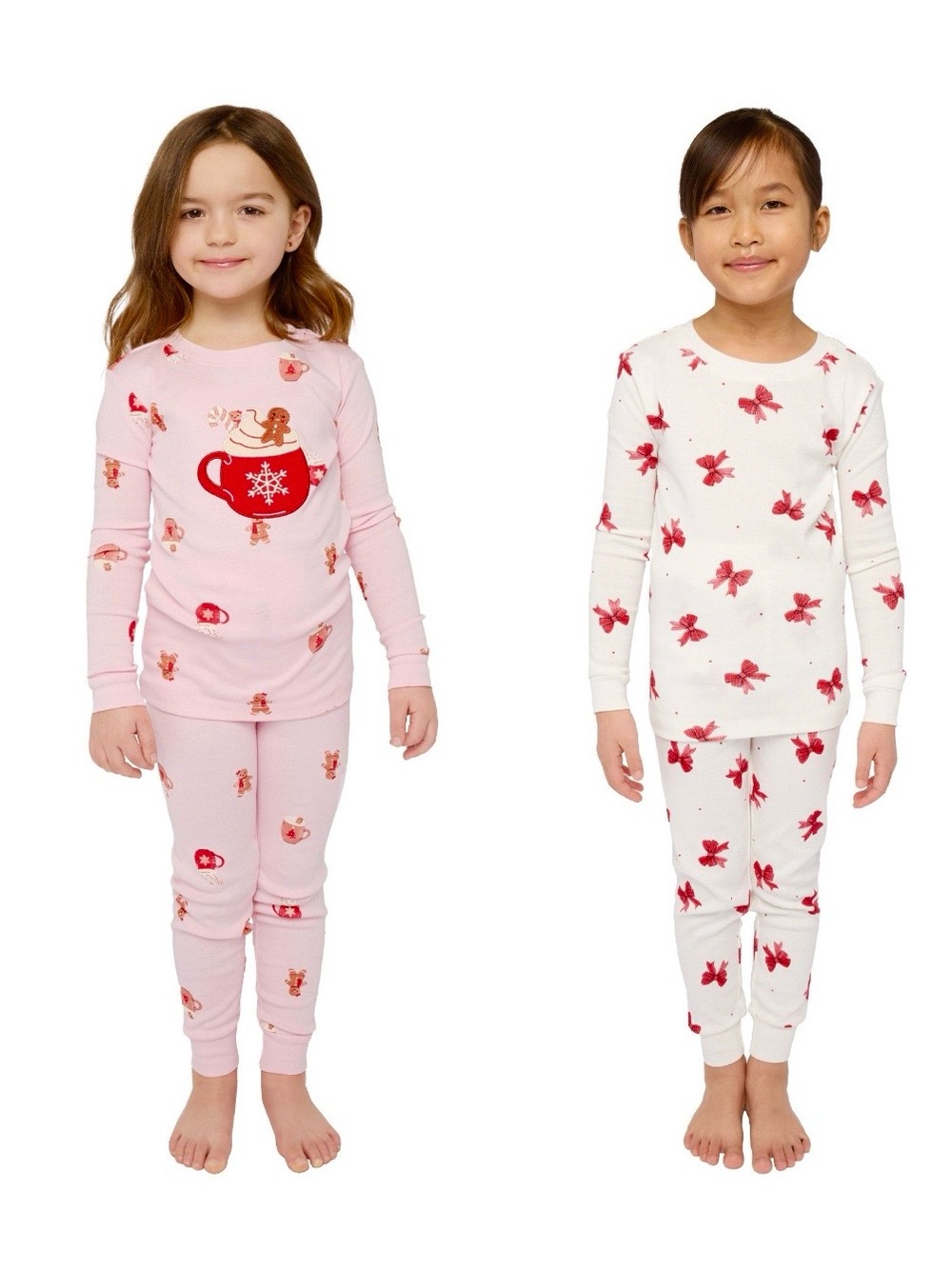 🆕- Pekkle Kids' 4-piece Christmas
Organic Cotton Pajama Set- Size:2T